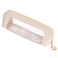 Small Clear Makeup Bag, PU Leather Travel Makeup Brush Case Portable Transparent Waterproof Cosmetic Organizer Pouch with Zipper for Women Home Travel Office Makeup Storage (White)