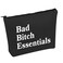 PWHAOO Funny Sarcastic Cosmetic Bag Bad Bi*ch Essentials Cosmetic Bag Boss Lady Gift Best Friend Gift (Bad Bi*ch Essentials B)