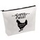 PWHAOO Chicken Travel Bag What Chicken Butt Chicken Lovers Cosmetic Bag/Makeup Bag/Canvas Bag (Chicken Butt bag)