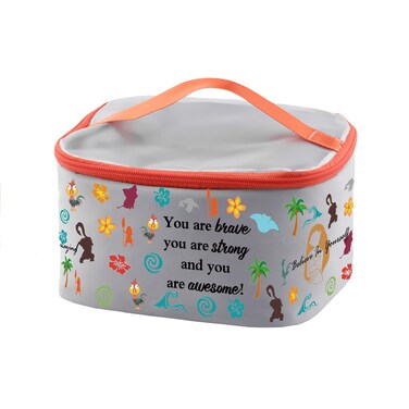 PXTIDY Cosmetic Case Ocean Fairy Tale Cartoon Film Princess Makeup Organizer Bag Fans Gift