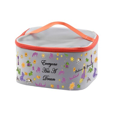 PXTIDY Rapunzel Princess Cosmetic Case Cartoon Movie Merchandise Fairy Tale Rapunzel Tangled Makeup Organizer Bag for Fans