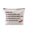 PXTIDY Funny Boss Lady Gifts Thank You For Being My Boss Lady Makeup Cosmetic Bag Female Boss Gift Boss Makeup Bag Gift for Managers from Employee, Coworker (beige)