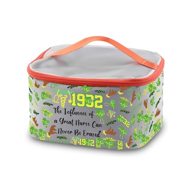 PXTIDY Chi Eta Nursing Sorority Gift Nurse Sorority Paraphernalia Gifts Makeup Organizer Bag Chi Eta Nurse Day gift