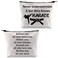 PXTIDY Karate Gifts Martial Arts Makeup Bag A Who Knows Karate Zipper Canvas Bag Tae Kwon Do Gifts