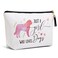 Dog Mom Gifts for Women Dog Accessories Dog Stuff Dog Gifts for Dog Pet Lovers Teen Women Women Sisters Bestie Best Friend Cousin Funny Birthday Makeup Bag Travel Toiletry Bag A Women Who Loves Dogs
