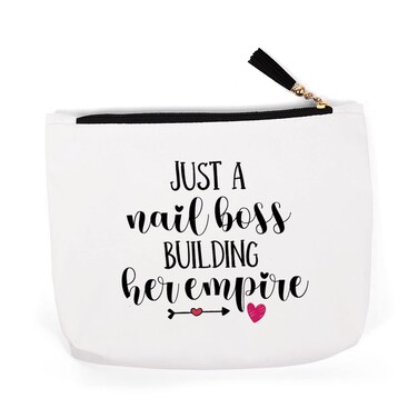 Nail Tech Gifts for Women - Nail Boss &amp; Artist Gift Set, Makeup Bag