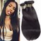 QTHAIR 14A Straight Virgin Human Hair Indian Hair(22" 24" 26" 28",400g) Natural Real Silk Straight Human Hair Extensions Can Dyed Bleached Virgin Hair Bundles