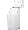 QUUPY Makeup Brush Holder with Lid Clear Acrylic Cosmetic Brush Organiser Storage Box Makeup Brush Container for Vanity Bathroom