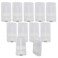 10Pcs 15ml Clear Empty Plastic Oval Deodorant Containers Lip Balm Tubes for DIY Lip Balm Lipstick Crayon Homemade Aromatherapy
