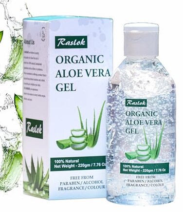 Aloe Vera Gel   100% Pure Natural Aloe Gel For Moisturizing Face Skin &amp; Hair Care,Durable Moisturizing Hydrating Soothing, Non-Sticky (7.76 OZ)