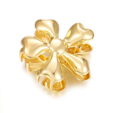 Gold Metal Flower Claw Hair Clips for Women Flower Claw Clips Hair Accessories Cute Tiny Hair Clips