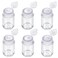 RAYNAG 6 Pieces Mini Empty Loose Powder Bottle Travel Cosmetic Glitter Powder Eye Shadow Powder Box with Sifter and Lids (3 Style)