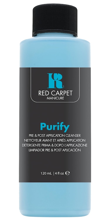 RC Red Carpet Manicure Purify Pre &amp; Post - Removes Tacky Residue, High-Shine Finish, Skin-Safe Gel Cleanser for Perfect Manicure, Smooth &amp; Glossy Results. (Purify, 4 Fl. Oz.)