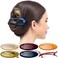 RC ROCHE ORNAMENT 6 Pcs Lay Flat Claw Hair Clips Women Curved Side Opening Slide Comb Strong Hold No Slip Grip Alligator Clamp French Barrette Thin Hair, Large Classic Multicolor