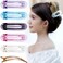 RC ROCHE ORNAMENT 6 Pcs Womens Side Slide Flat Oval Clip Styling Plastic Comfortable Hold Strong Grip No Slip Beauty Accessory Girls Ladies Pin Jaw Claw Clamp Clips, Large Transparent Multicolor