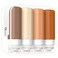 Redfly Travel Bottles for Toiletries, 3oz Tsa Approved Travel Size Containers, BPA Free Leak Proof Squeezable Containers for Toiletries, Silicone Refillable Essentials for Shampoo Conditioner Apricot