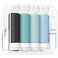 Redfly 17PCS Travel Bottles for Toiletries, TSA Approved Travel Size Containers, Leak Proof Travel Containers for Toiletries, Silicone Travel Kit for Shampoo, Conditioner, Lotion &amp; Creams Gray