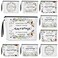 Reginary 20 Pcs Inspirational Makeup Bags Gift for Women Bulk Motivational Quotes Canvas Cosmetic Bag with Zipper You Are Awesome Employee Appreciation Thank You Gifts for Coworker Cna Team