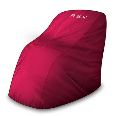 RELX Massage Chair Cover Full Body Shiatsu Massage Chair Protective Cover with Drawstring Waterproof Dustproof Massage Chair Protector Cover (Red)