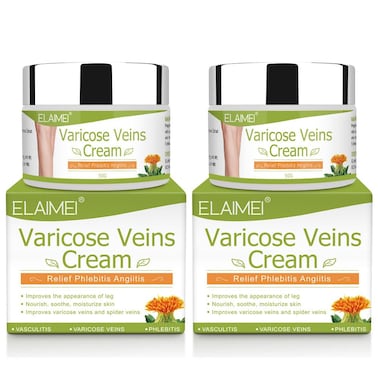Varicose Veins Cream Eliminate Varicose Veins,Reduces Spider Veins and Heaviness,Relieves Phlebitis VeinsTreats Spider Veins in LegsImproves Leg Appearance 2PCS (2 PCS)