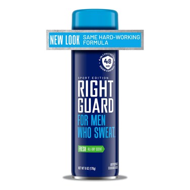 Right Guard Sport Antiperspirant &amp; Deodorant Spray   4-in-1 Protection Spray Deodorant For Men   Blocks Sweat   48-Hour Odor Control   Fresh Scent, 6 oz.