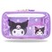Roffatide Anime Kuromi Clear Makeup Bag Purple Waterproof Cosmetic Case Holographic PVC Toiletry Pouch Travel Packing Bag for Girls