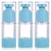 RONRONS 0.5oz 15ml Airless Pump Bottles, Small Travel Pump Bottle Leak Proof Refillable Cosmetic Containers for Foundation Moisturizer Lotion Skincare (3 Pieces)