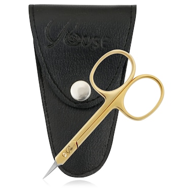 ROUSE Cuticle Scissors Professional Grooming Scissors Stainless Steel Eyebrow Scissors-Eyelash Scissors, Mustache, Beard-Manicure Scissors (Cuticle Scissors) (Antique)