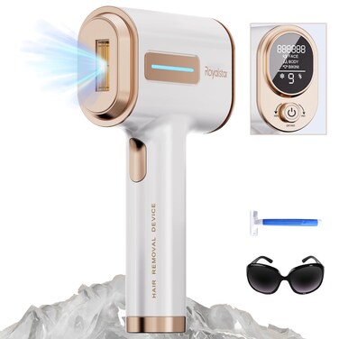 Laser Hair Removal, 999,900+ Flashes IPL Hair Removal Device for Women and Men,Painless Laser Hair Removal,At-Home Hair Remover for Armpits Back Facial Legs Arms Bikini Line with Razor &amp; Glasses