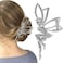 Fairy Rhinestone Silver Hair Accessories: Elf Crystal Hairpins, Metal Clips, and Barrettes for Girls and Women