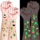 180 Pcs St. Patrick&rsquo;s Day Temporary Luminous Tattoos, 10 Sheets Shamrock Tattoos Sickers Waterproof Body Stickers, St. Patrick's Day Clover Tattoos for Kids, Irish Parade Party Favors Decoration(A)