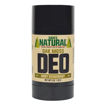 Sam&rsquo;s Natural Deodorant - Oak Moss - Aluminum Free DEO - No phthalates, parabens, sulfates, or dyes - Made in New Hampshire - For Men, Women, Unisex - Vegan, Cruelty Free - 3 oz