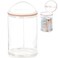Clear Lotion Bag for Toiletry Cylinder Makeup Bag Heavy Duty Sunscreen Travel Organizer Pouch Waterproof Cosmetic Bag with Handle Zipper Gift for Christmas Beach Pool Airport Women(White)
