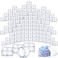 SATINIOR 500 Pcs 1 oz Plastic Jars Bulk Empty Cosmetic Container Jars with Lids Leak Proof Round Clear Makeup Sample Containers for Creams Lotions Eye Shadow Makeup Products (Black Lids,1 oz)