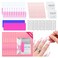 SAVILAND 20PCS Press on Nail Tool Kit: Nail Prep Kit with Nail Glue, Adhesive Tabs, Mini Nail File, Acrylic Sticks, Prep Pads for Press on Nail Art Starters Press On Nail Packaging for Salon Business