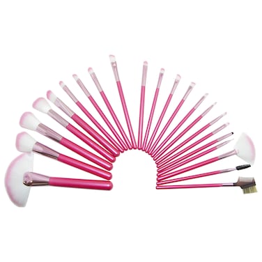 Science Purchase 78VK14226-3 22Piece Pink Professional Brush Set
