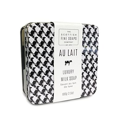 Scottish Fine Soaps Au Lait Luxury Milk Soap Tin 3.5 Ounces