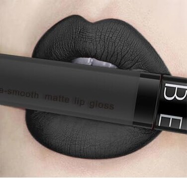 11-color black matte black non-stick cup lip glaze non-decolorizing lip gloss lipstick 0.34 FL OZ