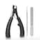 Toenail Clippers for Thick Toenails, Sharp Heavy Duty Nail Clippers Trim Ingrown Toe Nail, Upgraded Comfort Rubber Grip Fingernail Clipper for Men Women Seniors (Black3P)