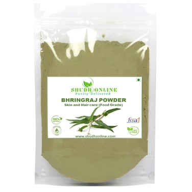 Organic Bhringraj Powder for Hair Growth (1.1 lb - 17 oz) Eclipta Alba for Hair Growth - False Daisy Herb Bhringraj - Karisalankanni Eclipta Prostrata (500g)
