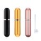Spray Bottle Pink Black Yellow Bottle Travel Refillable, Portable Mini Refillable Atomizer 5ml, Little Perfume Spray Bottles, Small Perfume Bottles With 1 Flat Tool (3+1 Pack)