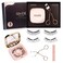 Magnetic Eyelashes without Eyeliner, Dual Magnetic Eyelashes with Applicator, 4D Reusable Magnetic Lashes NO Eyeliner or Glue Needed, Soft Magnets Natural Look Easy to Wear