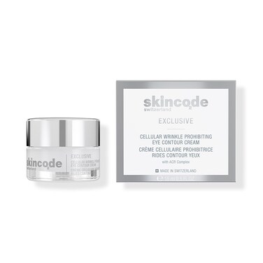 Exclusive Cellular Wrinkle Prohibiting Eye Contour cream - Anti-Aging Eye Cream - Ceramide Boost, Dark Circle Reducer &amp; Puffiness Relief for Youthful Radiance (0.5 Oz / 15 mL)