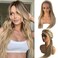 Highlight Ash Blonde Wig Human Hair 13x4 HD Balayage Glueless Wigs 150% Density Ash Brown to Platinum Blonde 18/60 with Brown Roots Highlights Lace Front Wigs Human Hair Pre Plucked 18 Inch for Women
