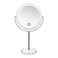 Snowflakes 1X / 15X Magnifying Makeup Mirror with Stand - 7 Inch Tabletop Vanity Mirror for Bathroom or Bedroom with 360&deg; Rotation.