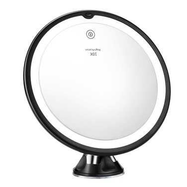 10x Magnifying Mirror with Light &ndash; 7.9" Make up Mirrors Lighted Magnifying and Suction Cups &ndash; Easy to Handle Lighted Makeup Mirror&ndash; 360 Degree Swivel Joint