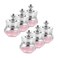 6Pcs Travel Cream Jars Empty Refillable Small Cream Bottles with Lids Gram Cosmetic Containers for Lotion Ointments Ideal for Travel Toiletries