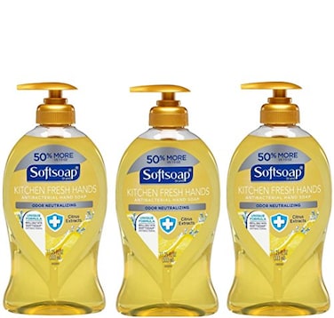 Softsoap Kitchen Fresh Hands Antibacterial Soap Citrus Extracts (3 Pack of ll.25 FL Oz. Size)