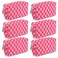 SOIDRAM Checkered Makeup Bag Preppy Cosmetic Bag Bulk Pink Makeup Pouch Personalize Travel Toiletry Bag Organizer Cute DIY Makeup Brushes Storage Bag for Women