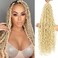 SOKU Blonde Mini Passion Twist Crochet Hair 20" - 5 Packs Pre Twisted Senegalese Twist Crochet Hair 613 Majesty Twist Crochet Hair Pre-looped Synthetic Dreadlocks Bohemian Locs for Women